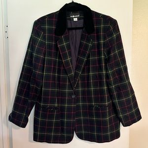 Plaid blazer